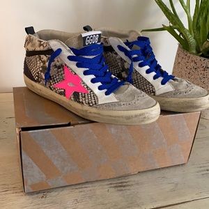 Golden Goose Midstar T5 Rock Snake-Fuxia Star